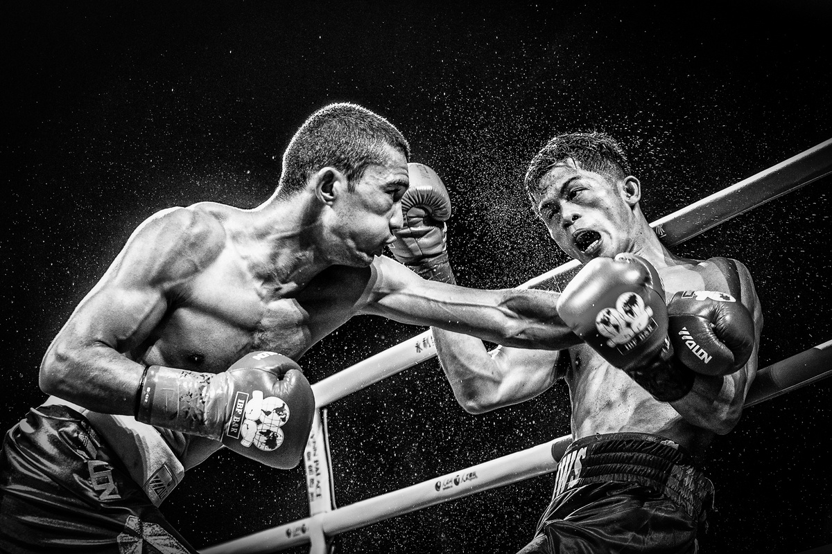 © Ka Chon Chiang «Удар левой». Победитель в категории «Спорт». Malta International Photo Award 2019