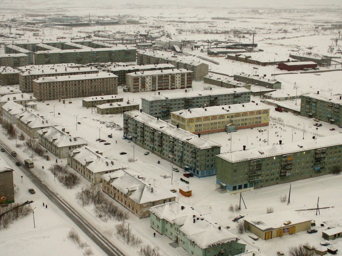 Поселок северный воркута карта