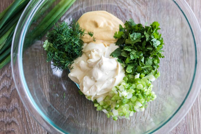 Ингредиенты для куриного кето-салата