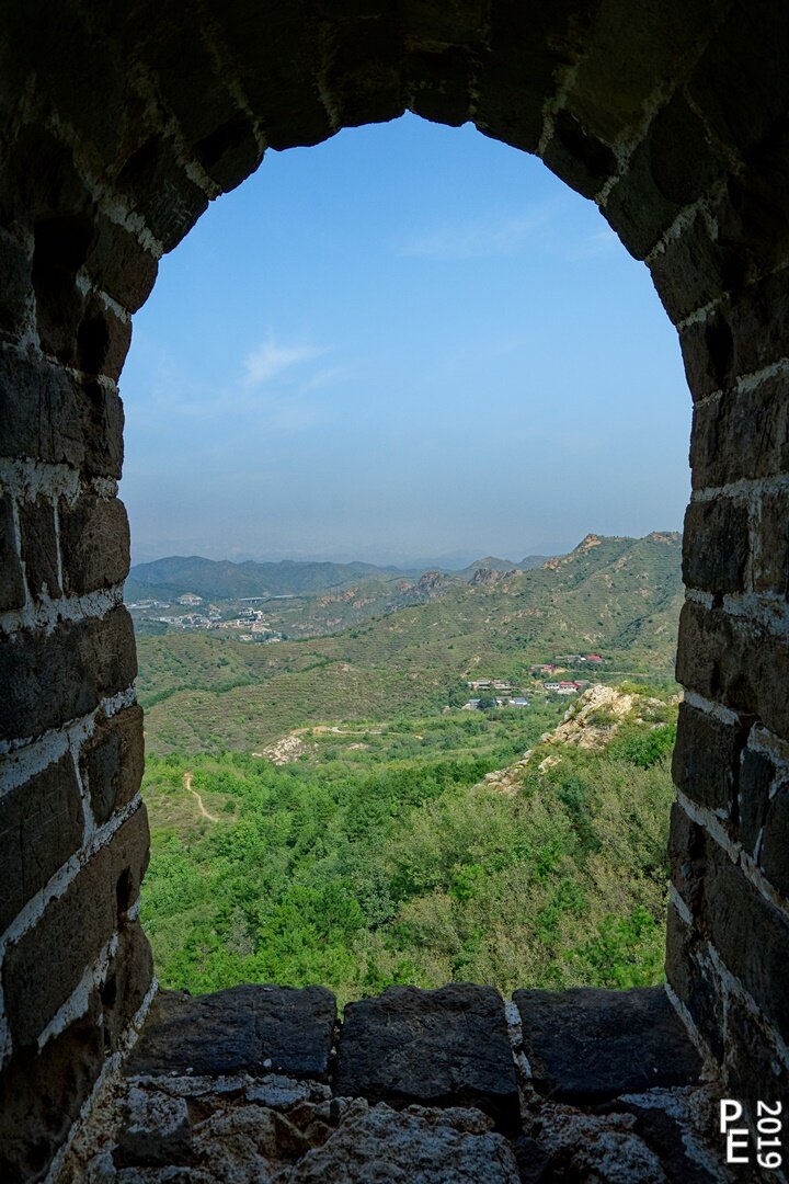 Вид из одной из башен Стены