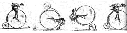 Французская карикатура из книги David V. Herlihy - Bicycle. The History
