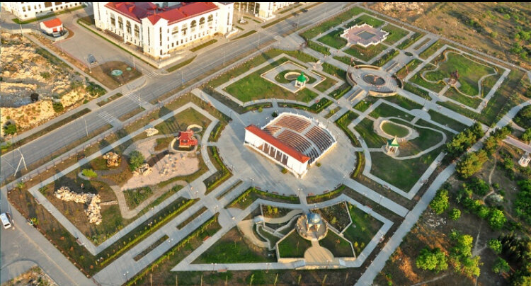 Расположение сквера