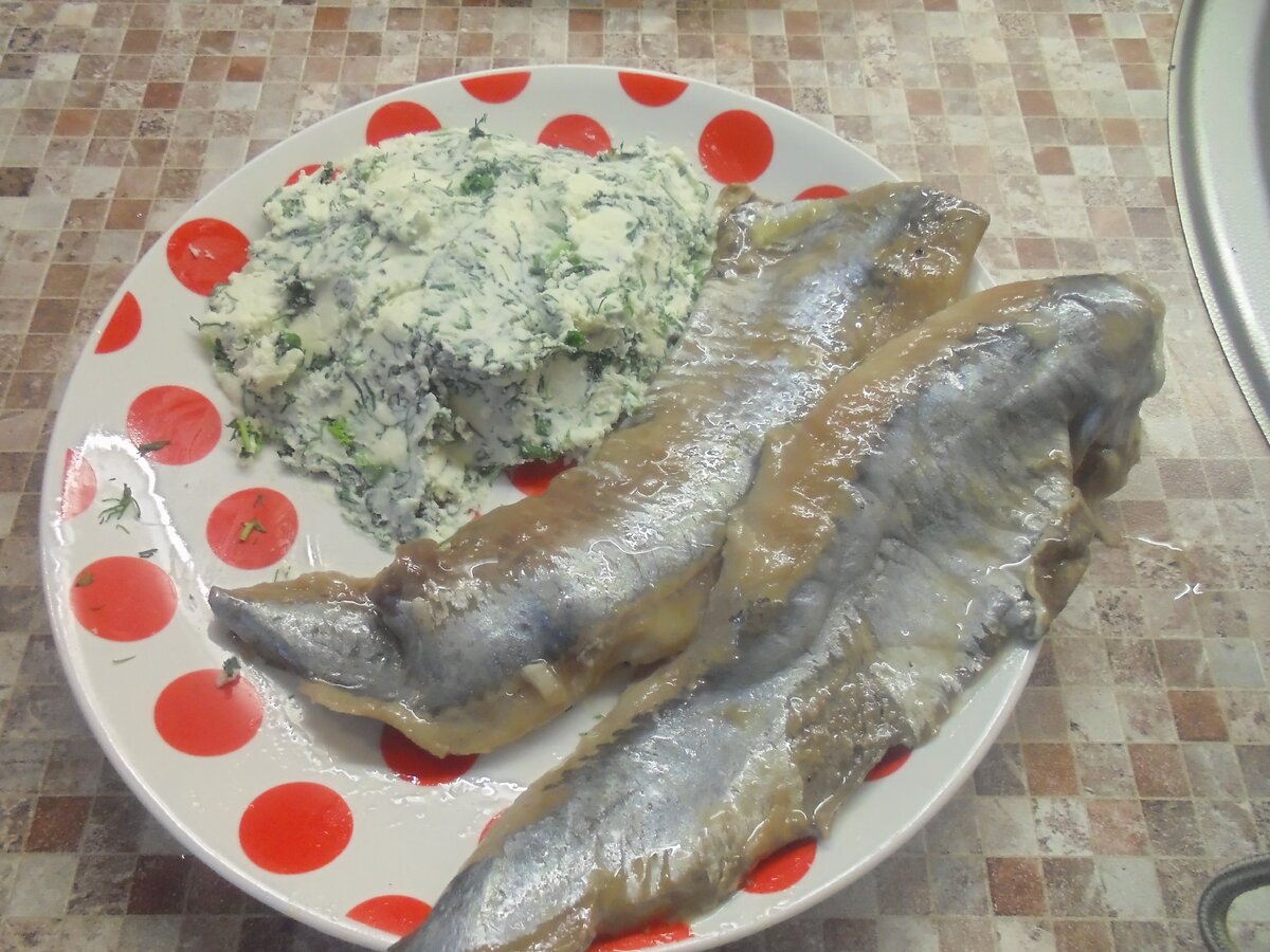 Начинка готова! Рыбка тоже!