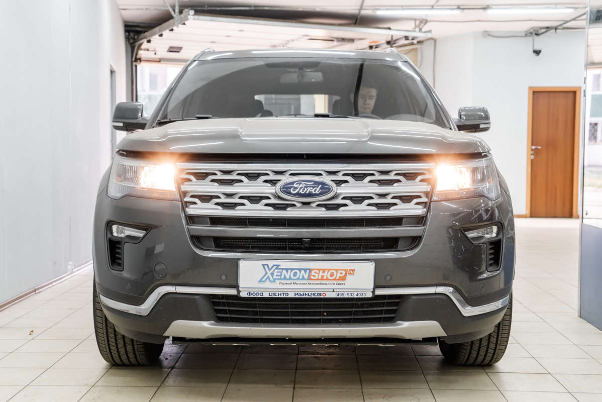 Установка LED в дальний свет (ДХО) Ford Explorer | Xenonshop.ru | Дзен