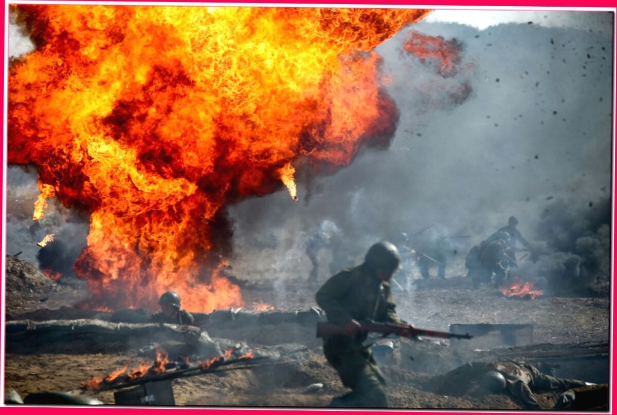 Парень в огне не горит. Пламя войны. Огонь войны.