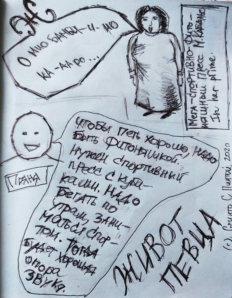 Из моего скетчбука.