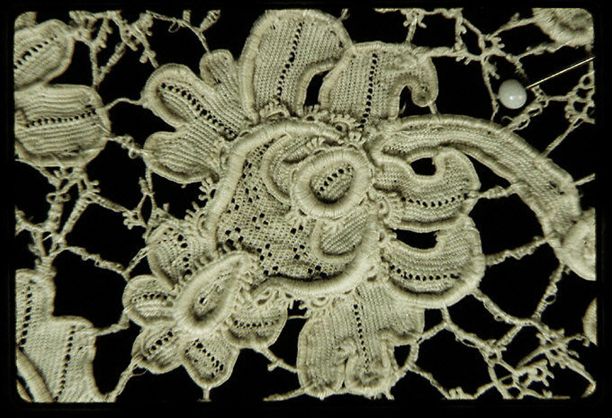 Venetian Gros Point needlelace (gros point de Venise), фото с сайта metmuseum.org