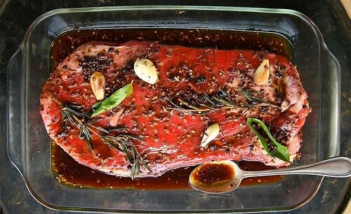 Маринованный стейк