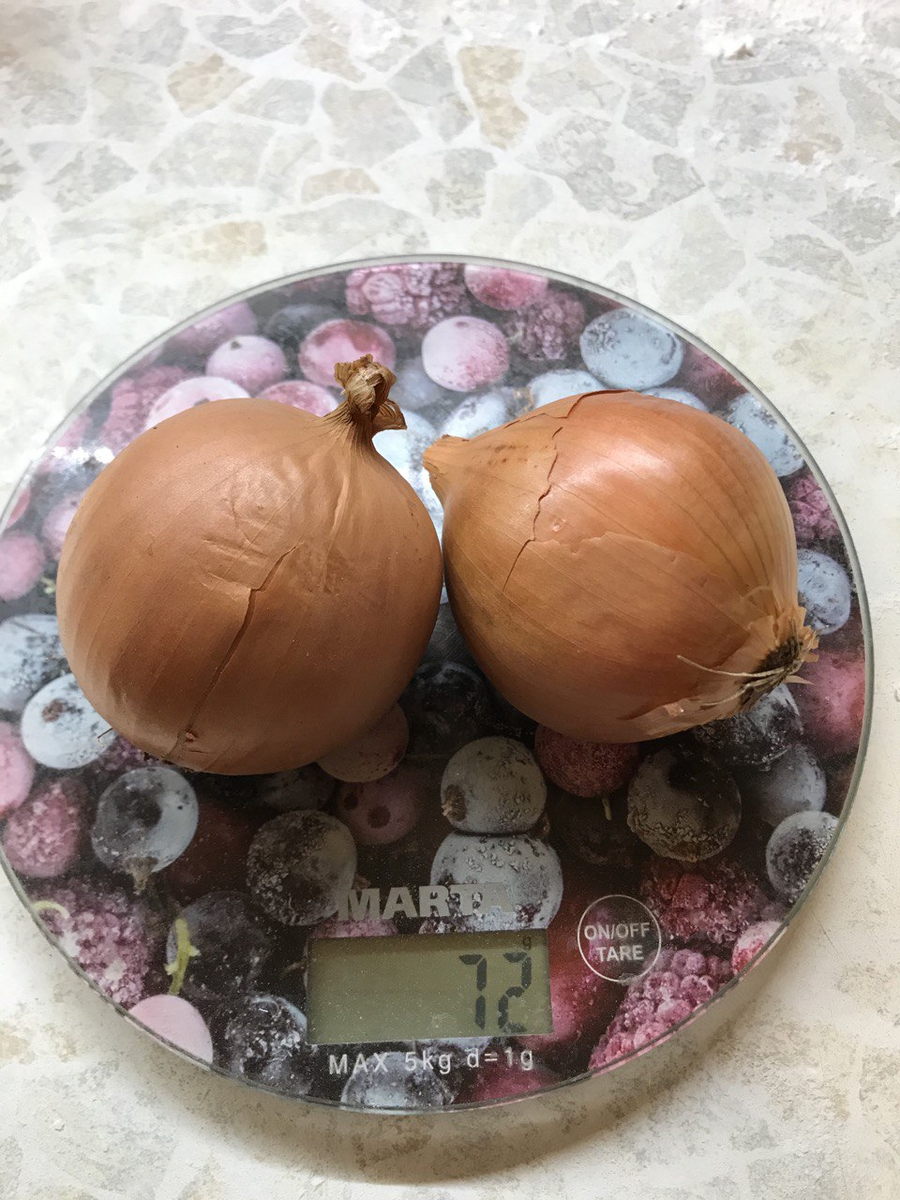 Берем 2 средних луковицы. Фото автора