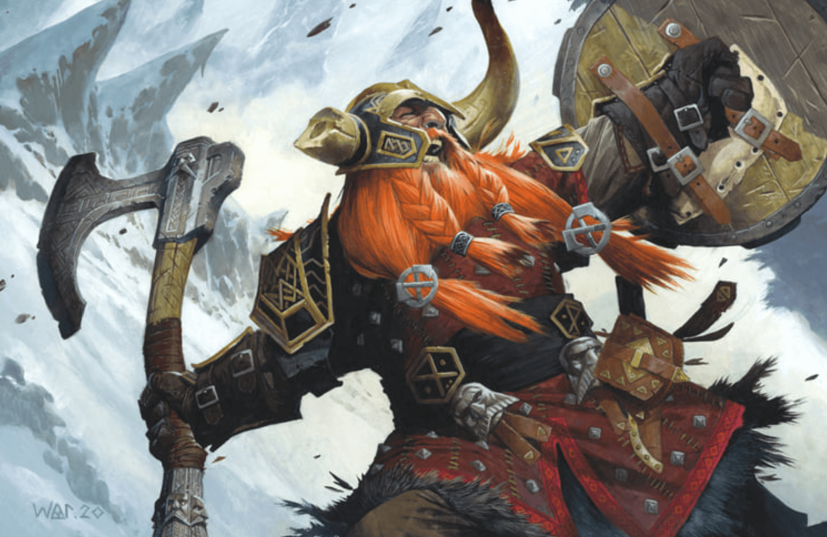 Бренор - предводитель гномьего клана Боевых Топоров из цикла "Темный эльф" (Р. Сальваторе) (арт www.mtgrocks.com).