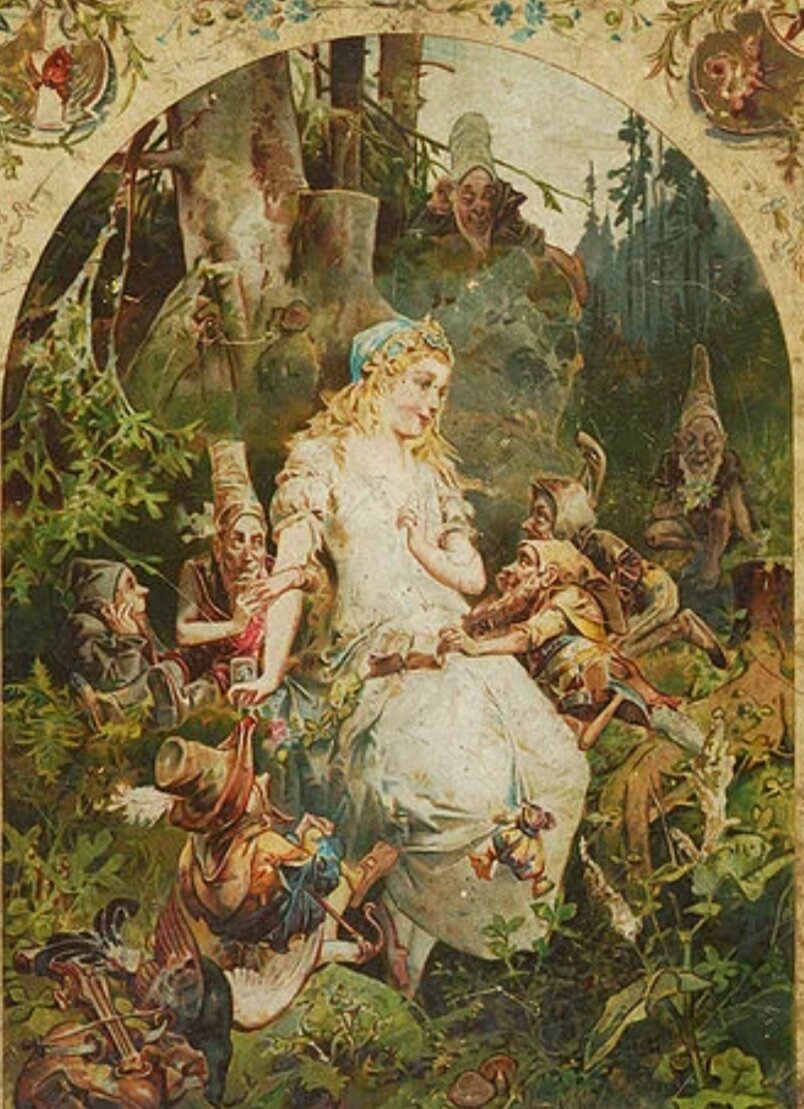 "Märchenbuch" (книга сказок), Иллюстратор: Carl Offterdinger, Источник: Pinterest