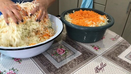 Самая вкусная маринованная капуста на зиму. Хранится ни один год.