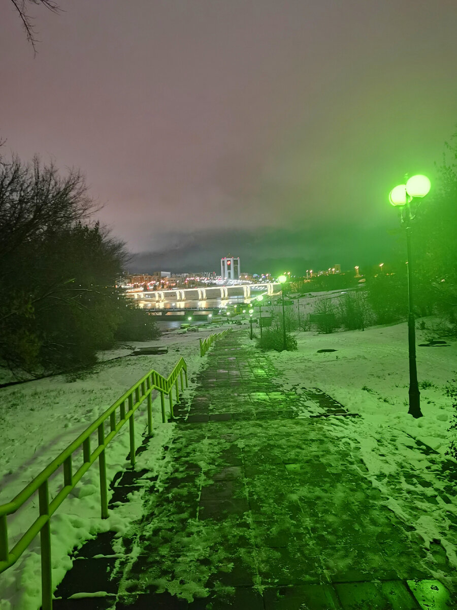 Вечерние Чебоксары. Огни ночного города | Типичные Чебоксары | Дзен