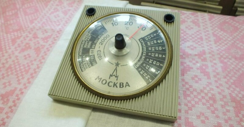 Календарь-термометр.