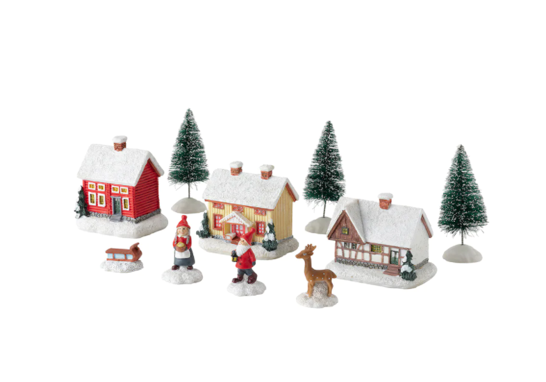 Набор украшений "Зимняя деревушка" VINTER 2021 за 1999 руб