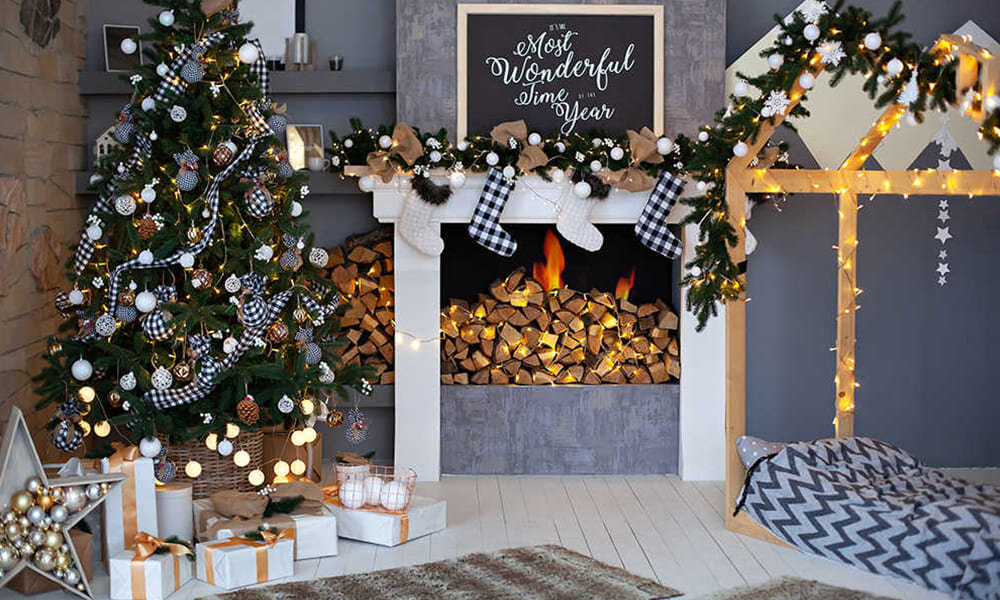 Как украсить дом к новому году — стильный интерьер