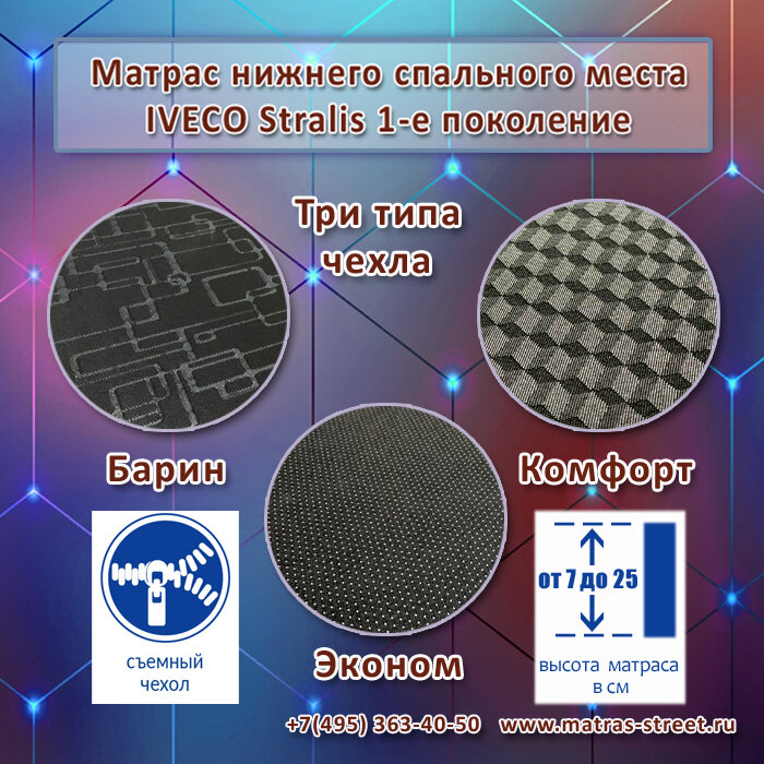 Матрас для Ивеко Стралис 1 поколения