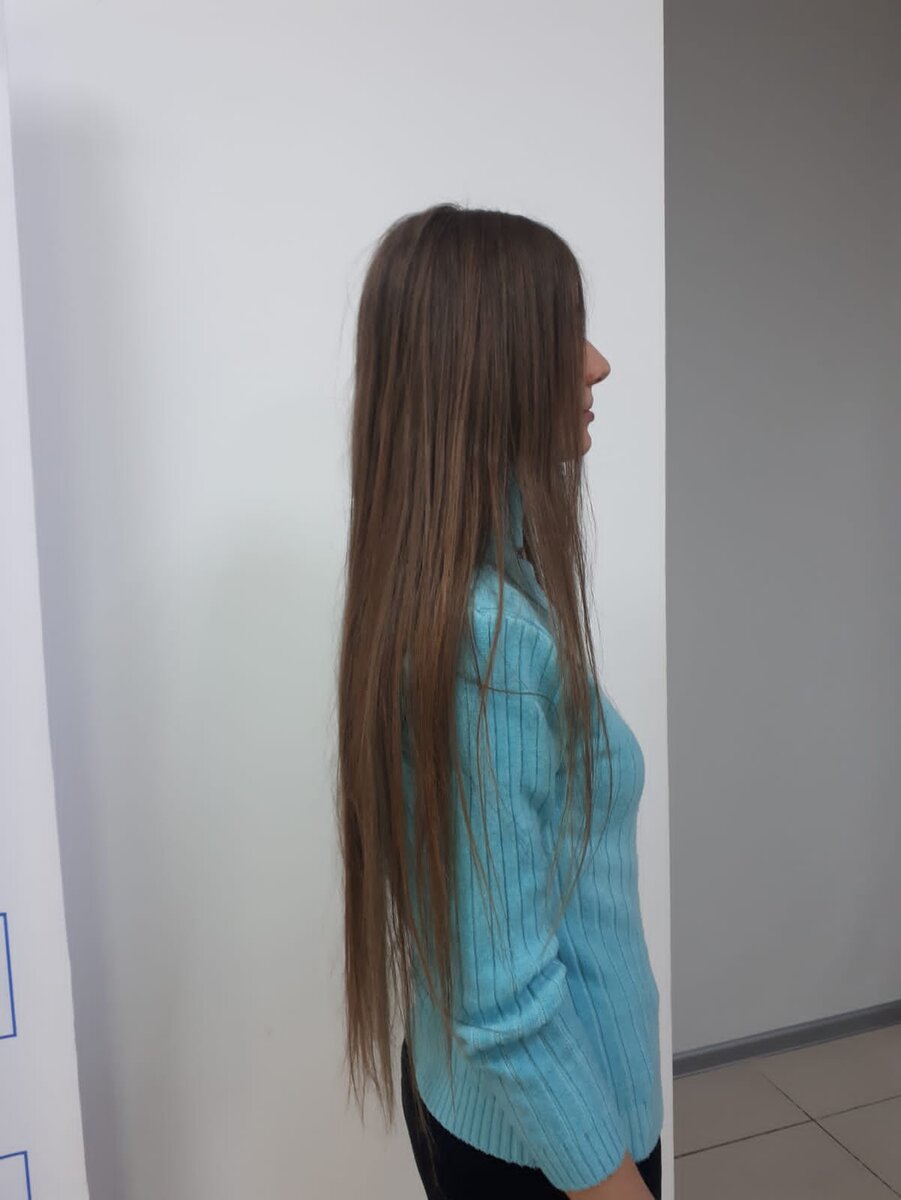 Фото сделано до стрижки. Здесь моя самая любимая длина