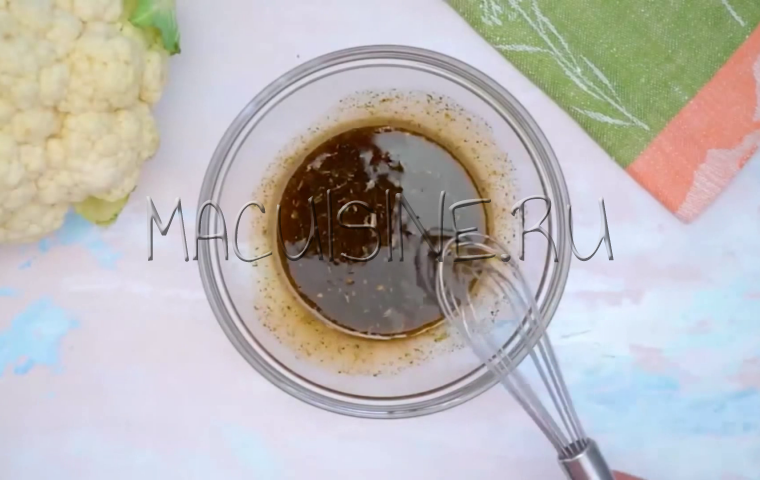 Запеченная цветная капуста с сыром