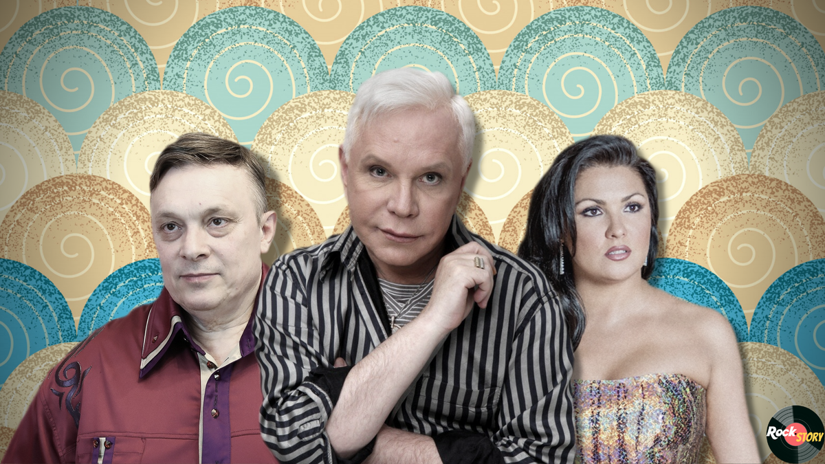 На фотографии: Андрей Разин, Борис Моисеев и Анна Нетребко