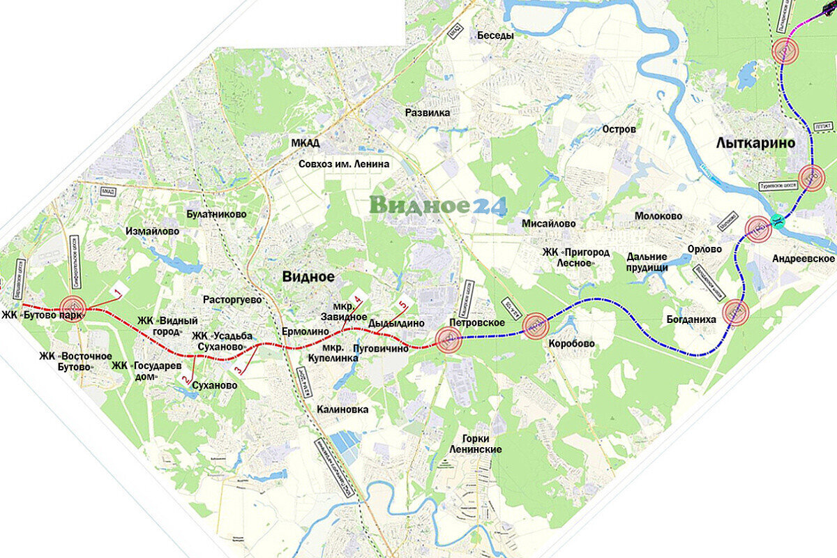 Проект дублер мкад видное