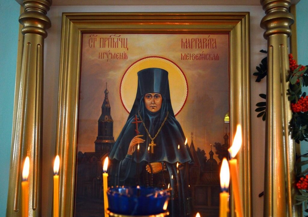 Икона преподобномученицы Маргариты в Никольском соборе города Мензелинска