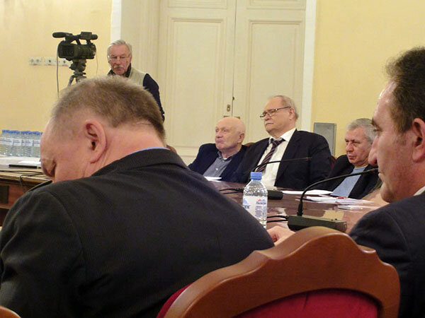 В.В. Бортко на заседании Юбилейного комитета, созданного по инициативе КПРФ, посвященном подведению итогов празднования 100-летия Великого Октября 14.11.2017. Фото автора