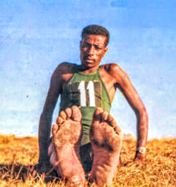 Абебе Бикила - двукратный олимпийский чемпион (Рим, 1960)