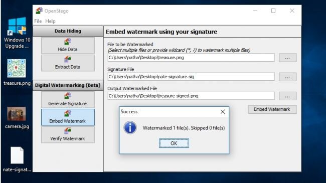 Как скрыть файлы внутри других файлов в Windows — использование OpenPuff