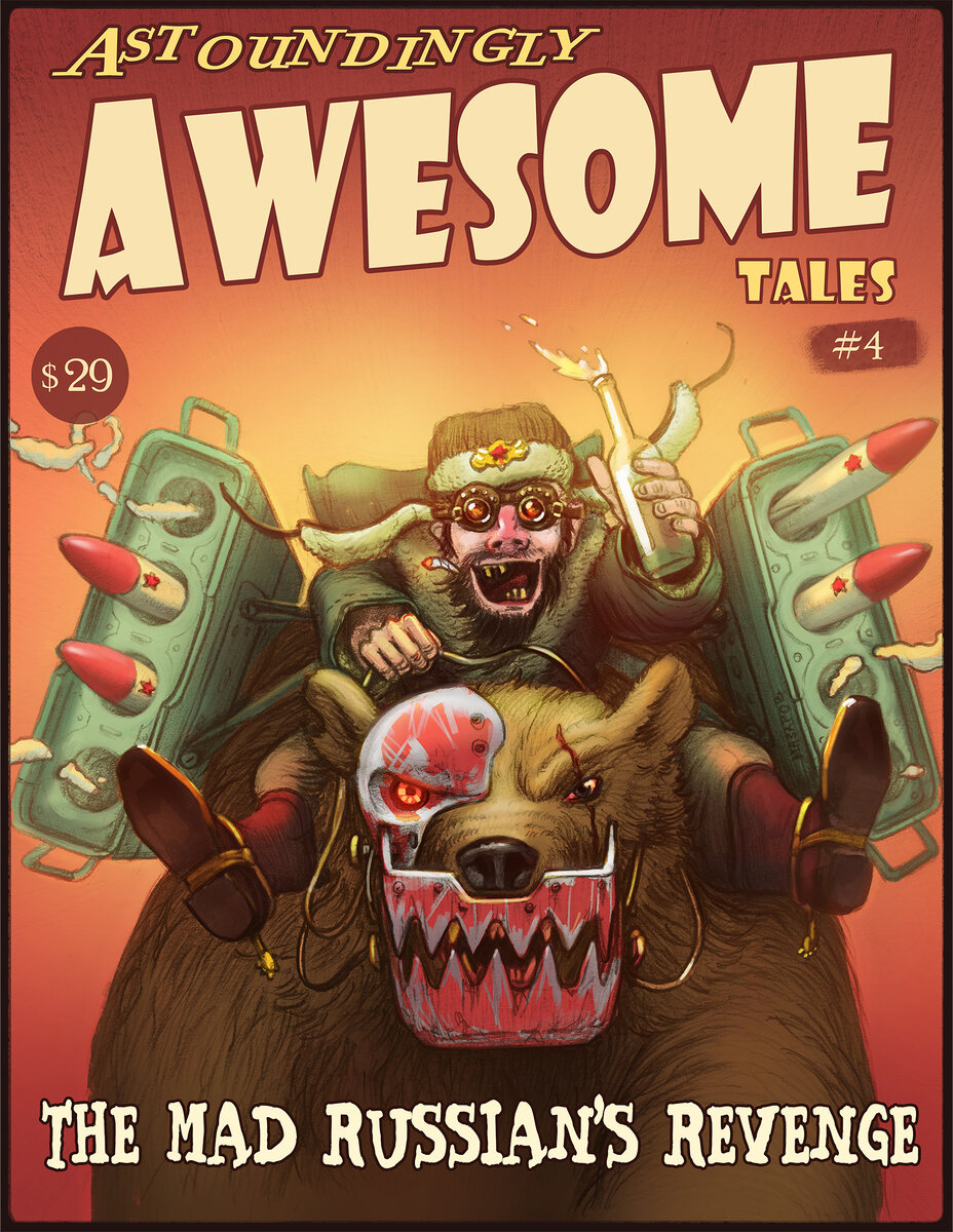 Fallout 4: Magazine Covers. Комментарий художника: Одна из моих многочисленных обложек журналов для Bethesda Game Studios. Было так весело играть с разными стилями при их создании!