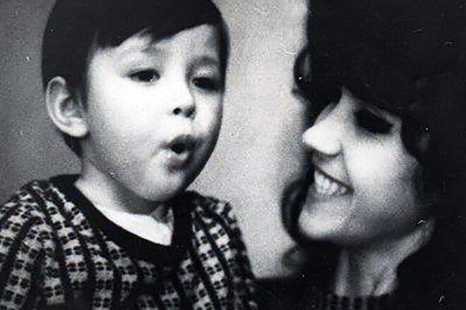 Витас с мамой