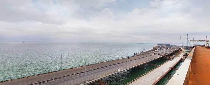Строительство Крымского моста. Фото: most.life , © ForPost (sevastopol.su)