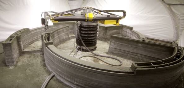 Строительный 3D принтер.