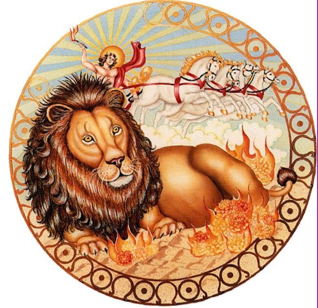 Какого года родился лев. Знак зодиака Лев. Лев открытка. Лев символ. Лев в круге.