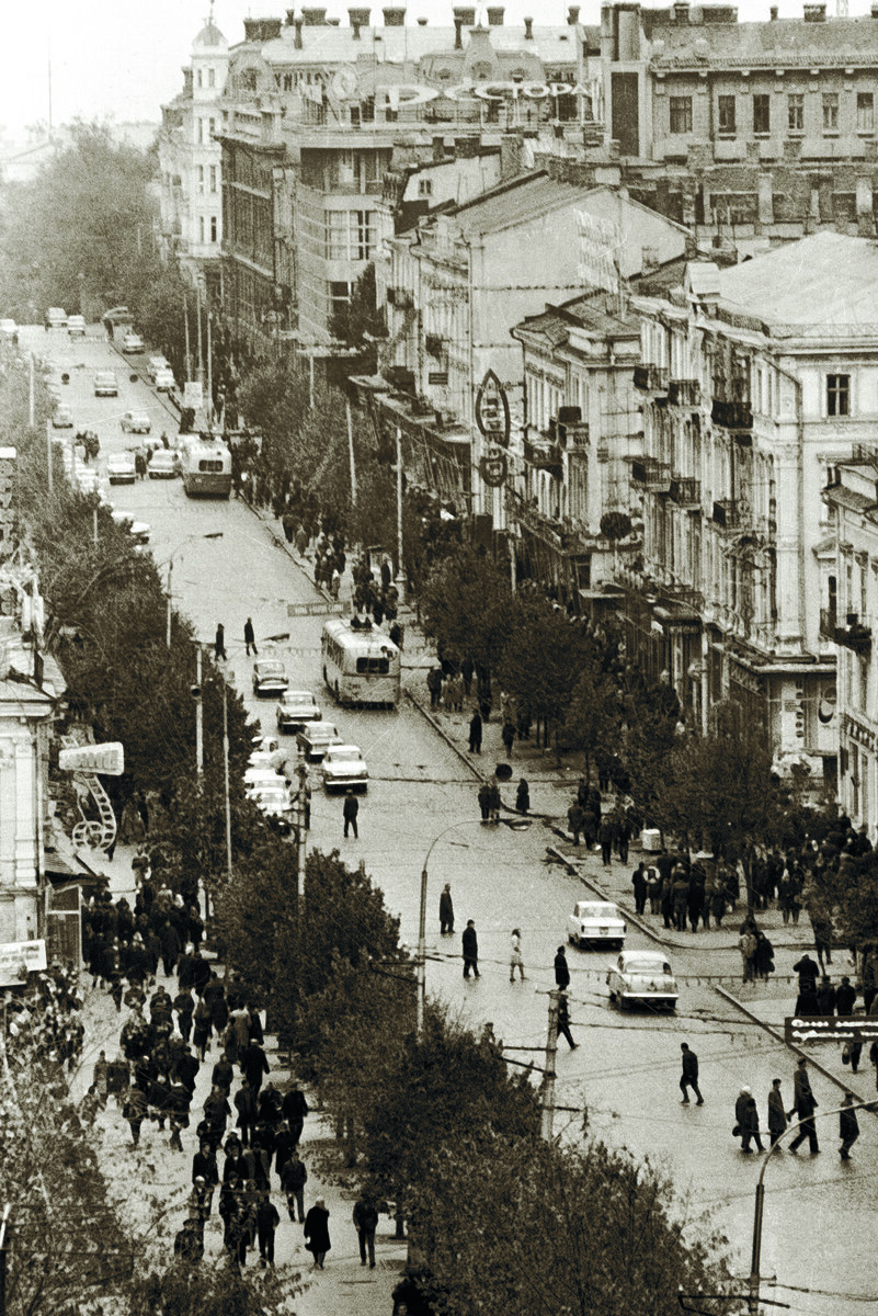 Дерибасовская улица. 1970 год