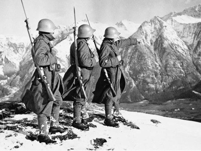 Швейцарские военные, 30-г ХХ века.