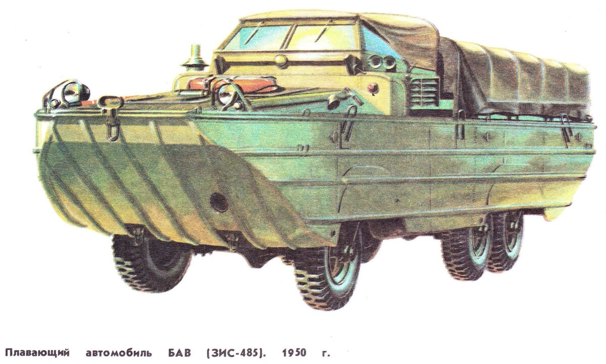 Амфибия ˗˗ (БТР-60пб на базе ГАЗ-49б)