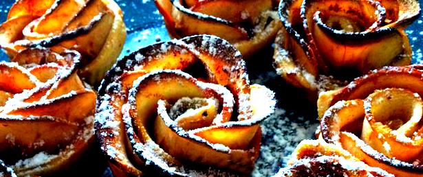 слойки с яблоками подгорели((