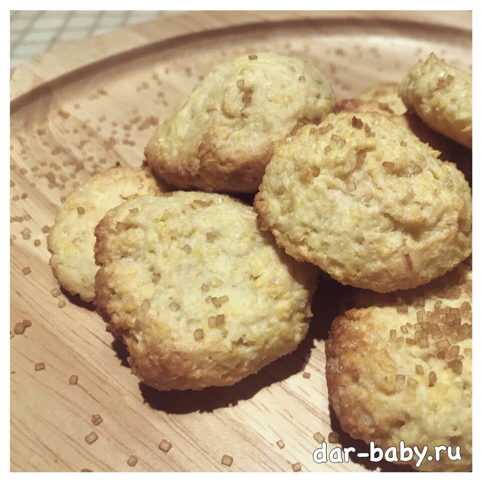 Печенье из кукурузной каши