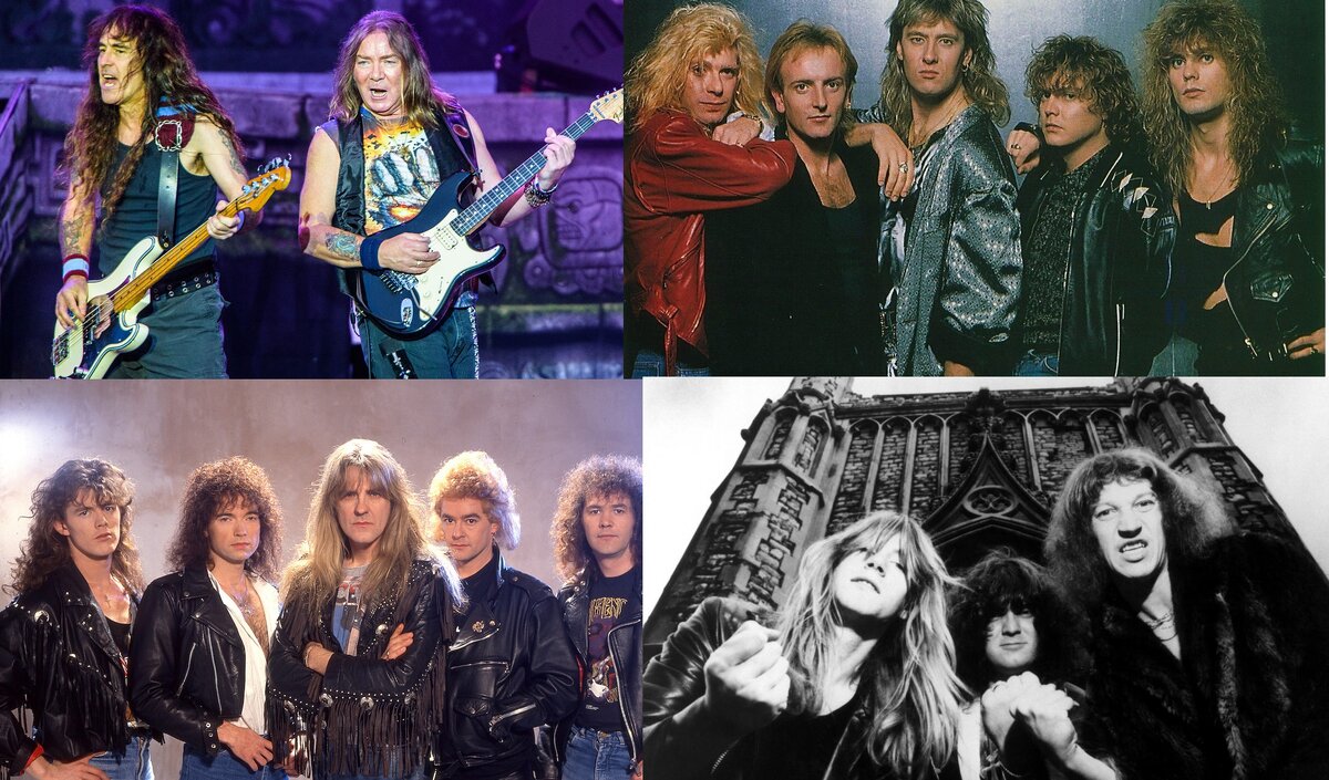 Iron Maiden, Def Leppard, Angel Witch, Saxon