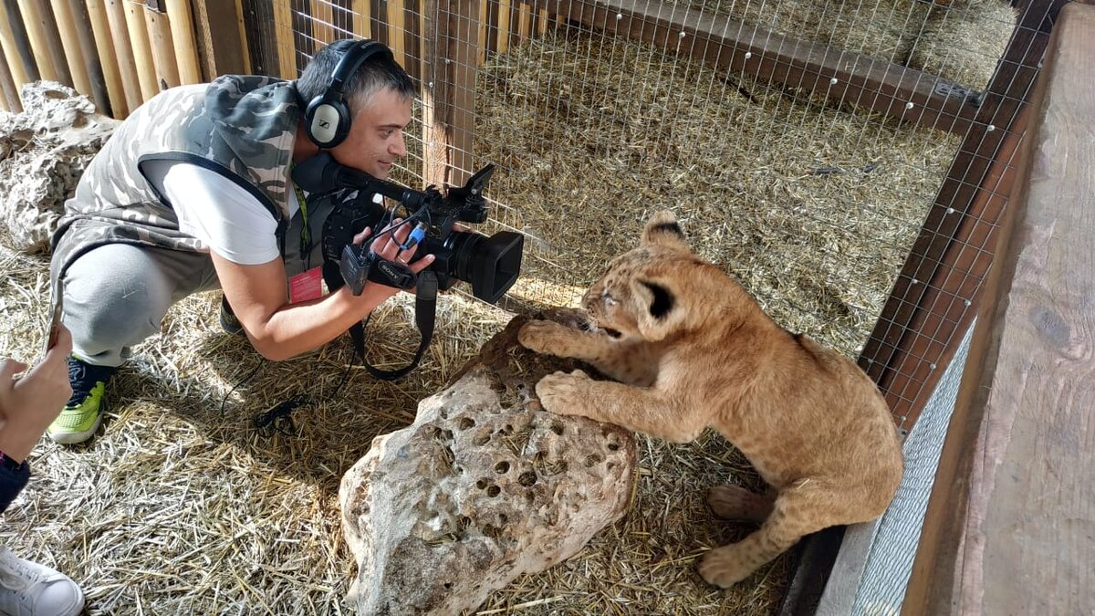 Кадр  с рабочей съемки