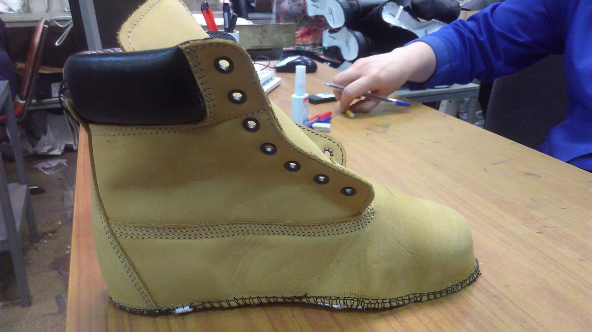 Заготовка с втаченной стелькой