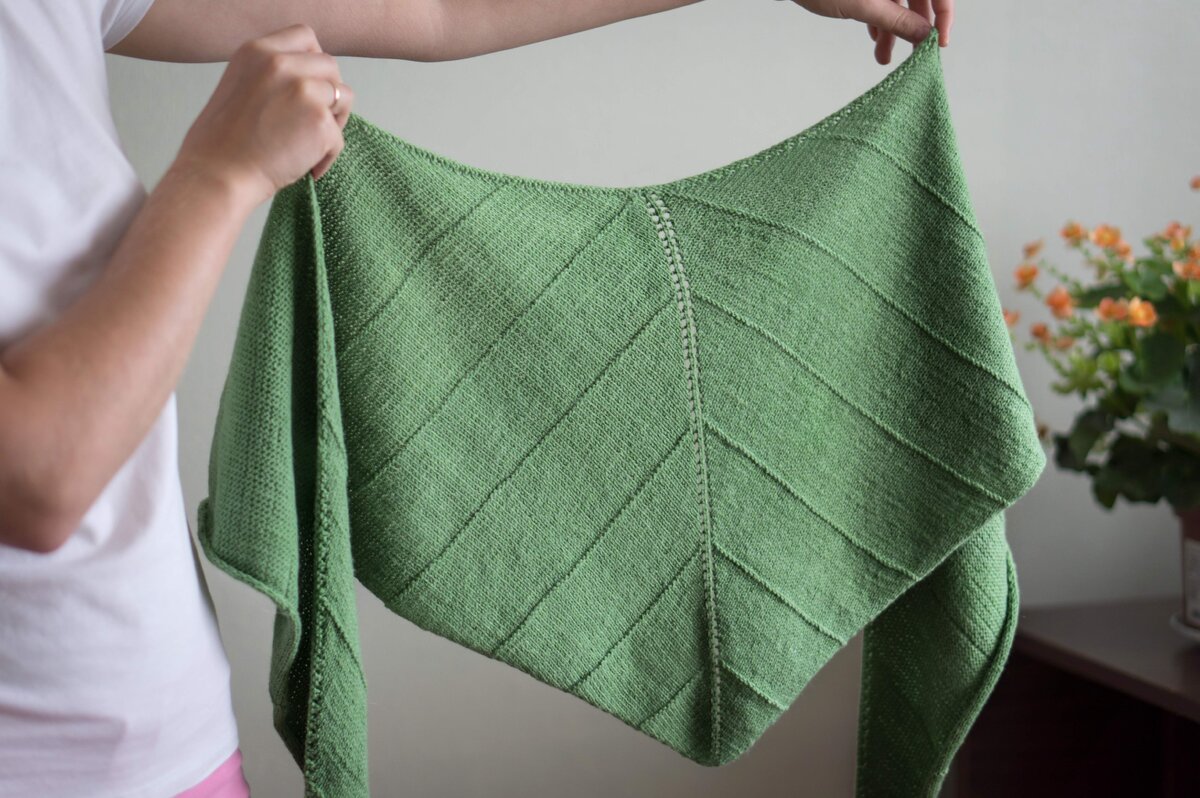 Бактус связался в недельной поездке на спицах 2 мм. 