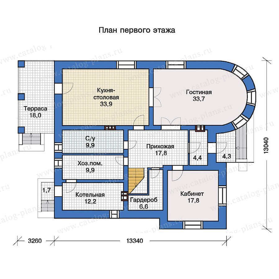 Популярный проект двухэтажного кирпичного дома 12x10 с террасой | Проекты  Коттеджей | Дзен