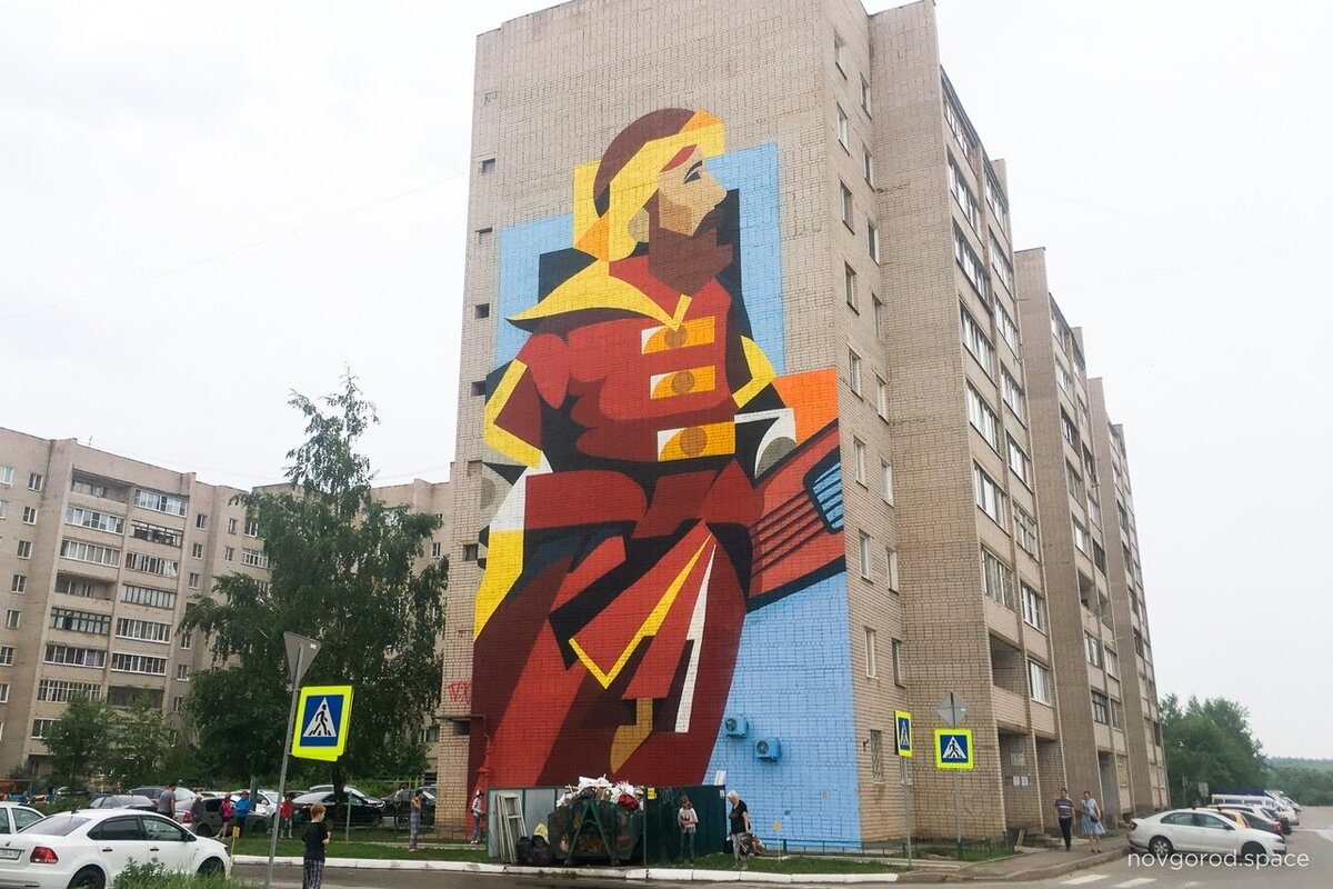 Муралы великий новгород фото