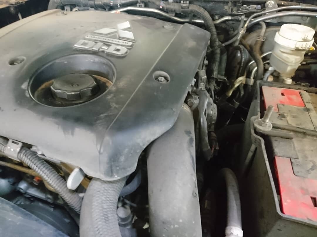 Общий вид двигателя 4D56 Mitsubishi