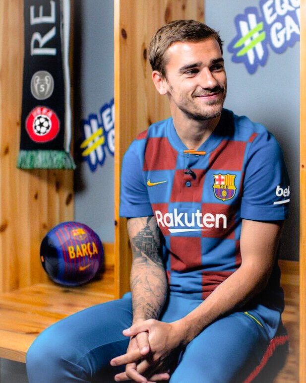 Гризманн в "Барселоне".