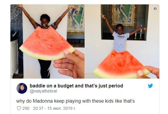 Вот какие фото сняла и опубликовала Мадонна: девочки, судя по улыбкам, с удовольствием позируют для прикольных снимков.