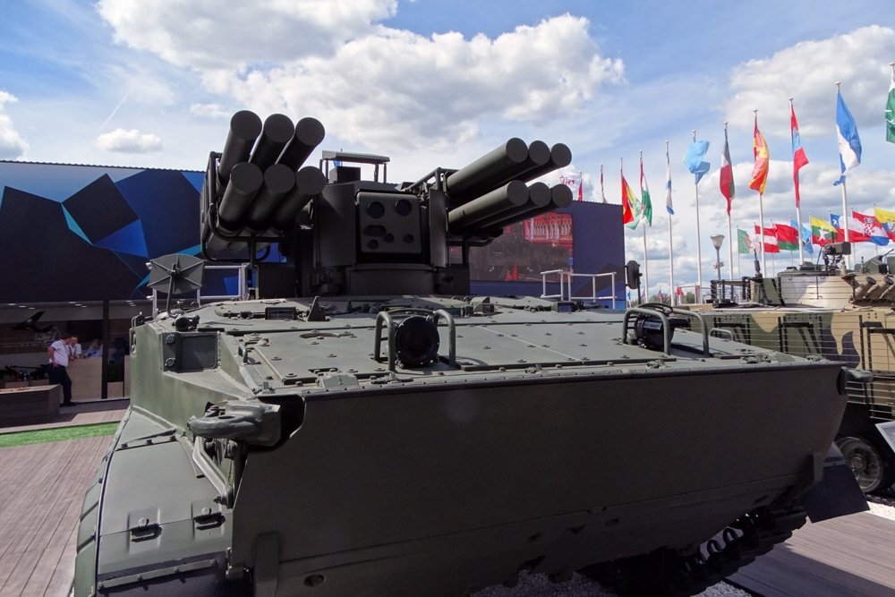 Зенитный ракетный комплекс "Сосна" на шасси БМП-3. Фото: Алексей Моисеев/РГ