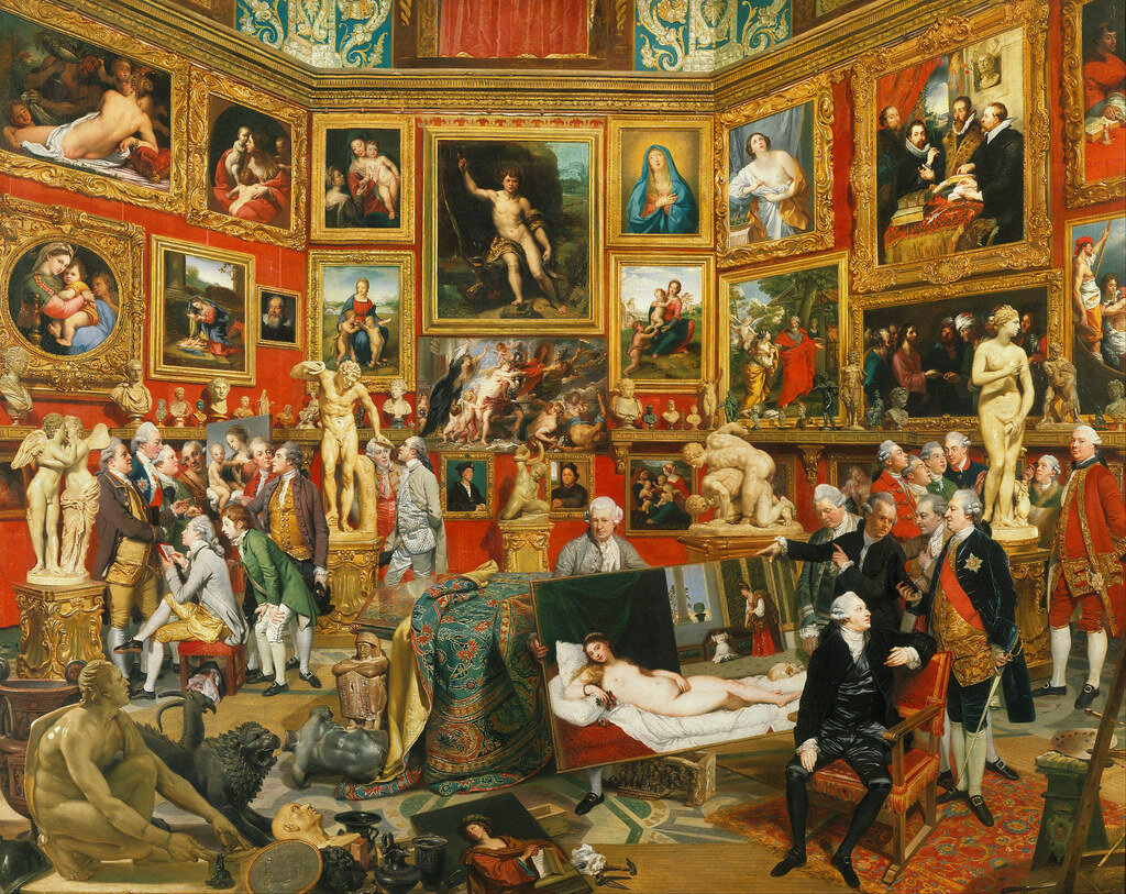 Иоганн Цоффани. Галерея Уффици, 1772-1777.